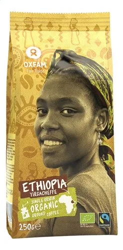 1391721 OXFAM FAIRTRADE Ethiopia moulu Bio 250g (1pc) - Image 1