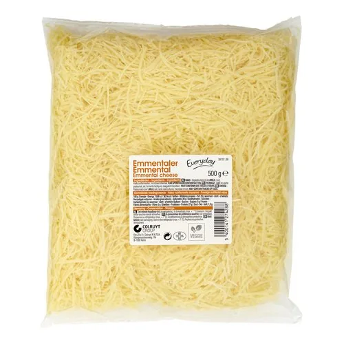 2075862 EVERYDAY emmental râpé 500g - Image 1