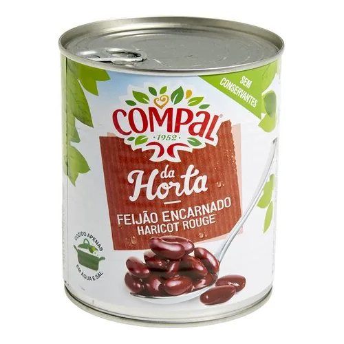 2193354 COMPAL haricots rouges 845g - Image 1