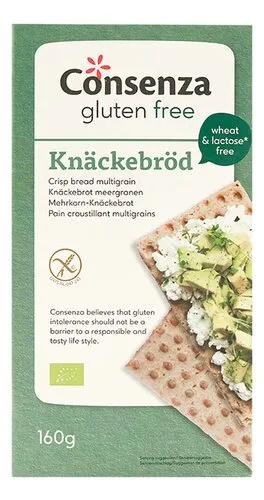 2451340 CONSENZA knackebrot multigrains bio 160g - Image 1