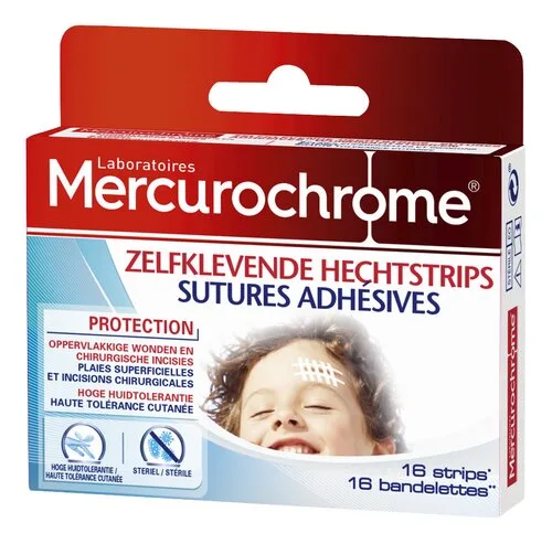 MERCUROCHROME zelfkl.hechtstrip 16st