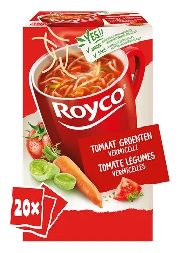 ROYCO soupe tomates légumes vermi. 20pc