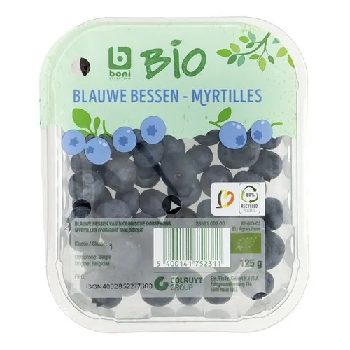 3256522 BONI BIO myrtilles 125g - Image 1