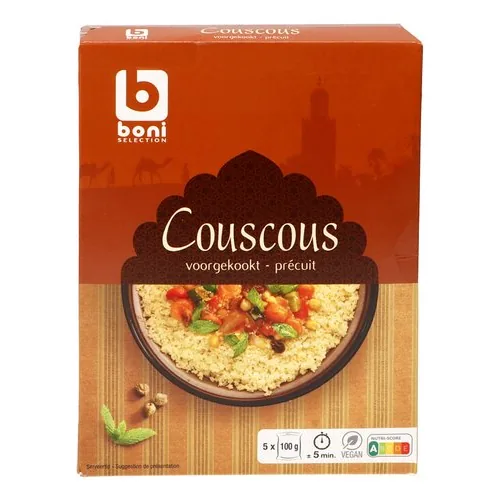3396877 BONI couscous sachets 5x100g - Image 1