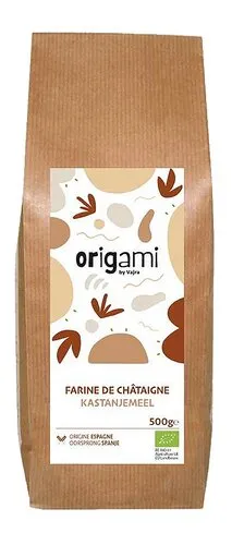 3499091 ORIGAMI Farine de châtaigne Bio 500g - Image 1