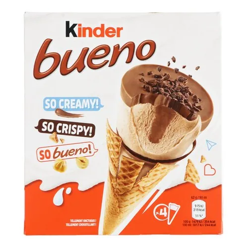 3514841 Kinder Bueno Glace Classic 4x90ml - Image 1