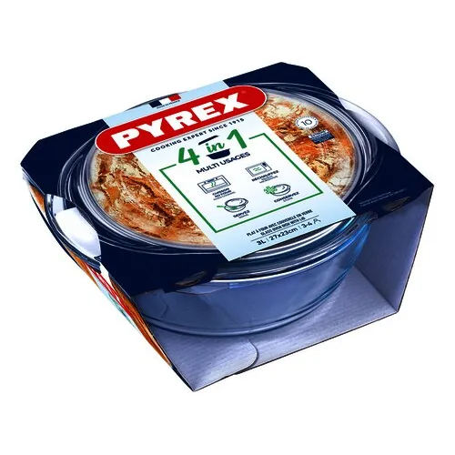 3583055 PYREX Ess.plat four+couvercle 2,5L+0,8L – Bild 1