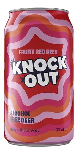 KNOCK OUT Fruity Red <0,5% Bio 33cl