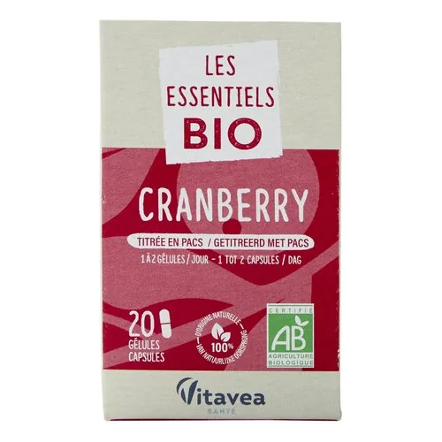 3776370 VITAVEA Cranberry bio 20pc - Image 1