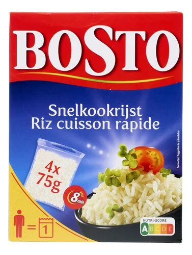 BOSTO snelkookrijst 4x75g