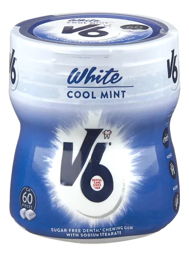 V6 WHITE White Cool Mint ±60st 87,01g