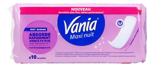 VANIA MAXI maandverband maxi nacht 10st