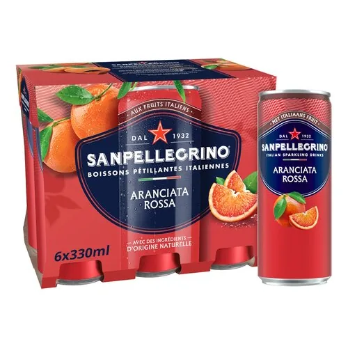 3894518 SAN PELLEGRINO Aranciata Rossa 33cl (1pc) - Image 1