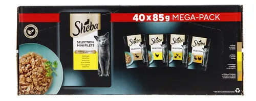 SHEBA volaille pouch 40x85g