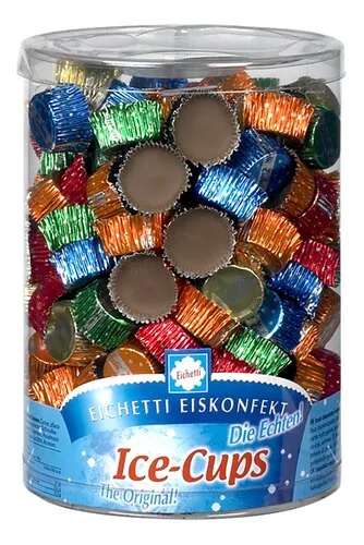 EICHETTI chocolaatjes 'Ice Cups' 200st