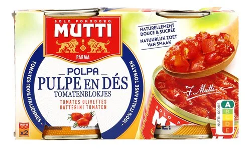 MUTTI Tomatenstukjes Datterini 2x300g