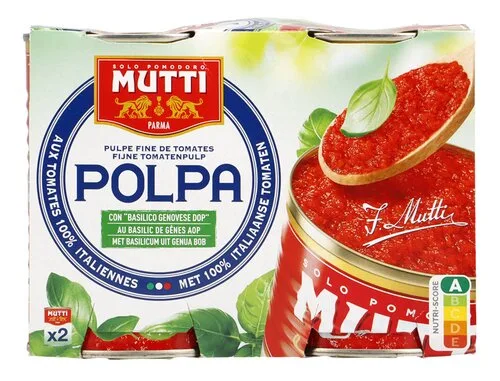 MUTTI tomaten passata Basilicum 2x400g