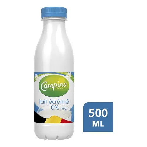 3936649 CAMPINA Lait écrémé 0%mg PET 50cl – Image 1