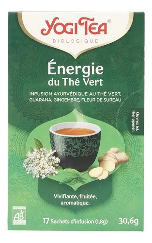 4025766 YOGI TEA énergie du thé vert Bio 17pc (1pc) - Image 1