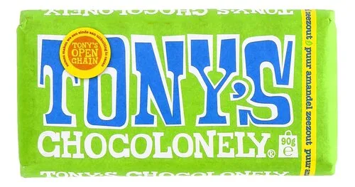 TONY'S Puur Amandel zeezout 90g