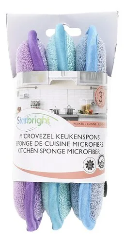 STARBRIGHT éponge microfibres 3pc
