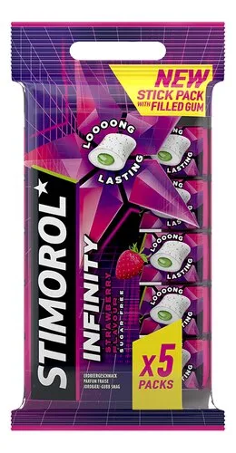 Stimorol Kauwgom Infinity | Aardbei | 8st 17g
