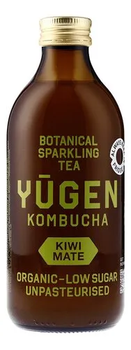 4093553 YUGEN Kombucha kiwi-maté Bio 32,5cl (1pc) - Image 1