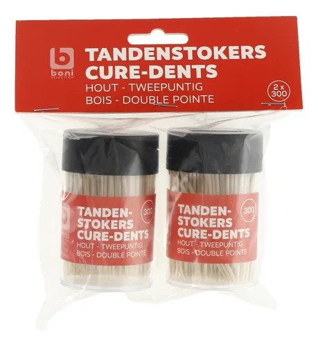 BONI cure-dents barrel set 2x300pc