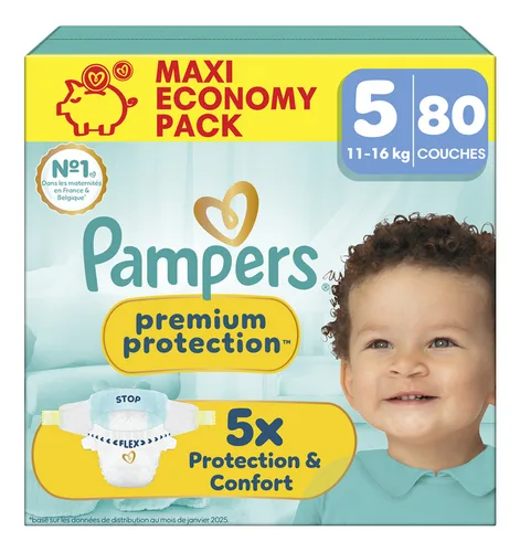 PAMPERS Prem.prot.luiers M5 econ. 80st