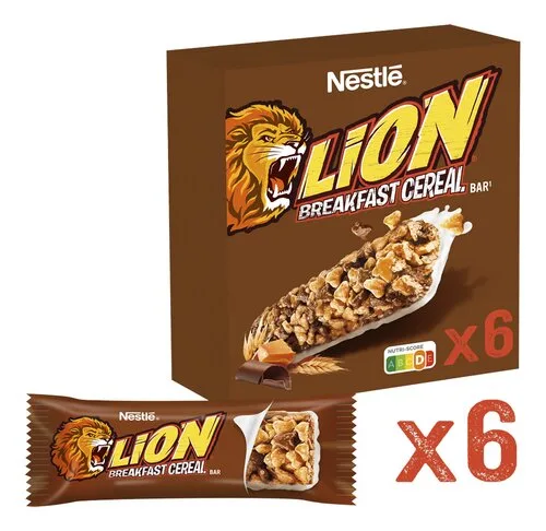NESTLÉ LION Breakfast cereal 6x25g