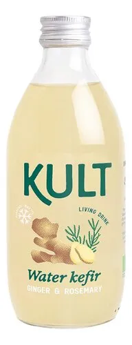 4118713 KULT Water Kefir Ginger&Rosemar.Bio 33cl (1pc) - Image 1