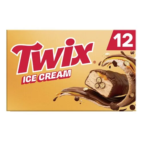 4128586 TWIX Twix Ice Cream Bar 12pc - Image 1