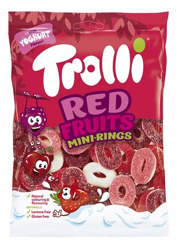TROLLI Red Fruit MiniRings 200g
