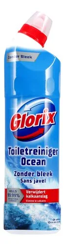 GLORIX gel toilet.ocean sans javel 750ml