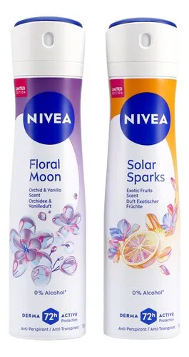 NIVEA deo Solar Sparks/Floral Moon 150ml (1pc)