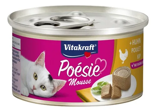 VITAKRAFT natte voed.kat mousse kip 85g