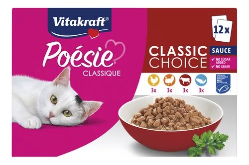 VITAKRAFT poésie class.sauce MSC 12x85g