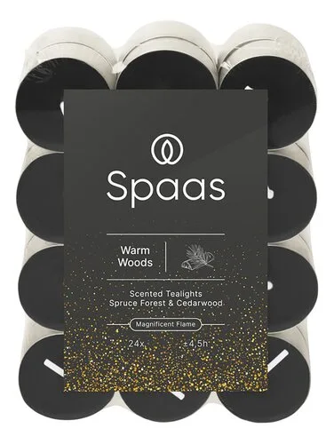 SPAAS geurtheelichten Warm Woods 24st