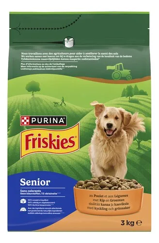 FRISKIES hond senior kip groenten 3kg