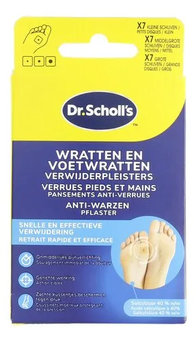 SCHOLL wratten verwijderpleisters 3x7st