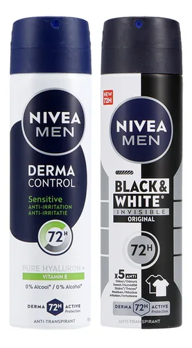 NIVEA MEN deo sensitiv/black&white 150ml (1pc)