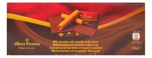ALBERT PREMIER Lait choc.Croq.Spécu 240g