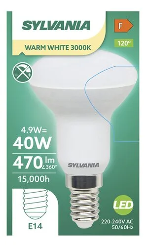 SYLVANIA led spot E14 470lm wit