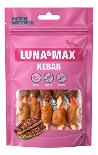 LUNA & MAX Snack hond Kebab 90g