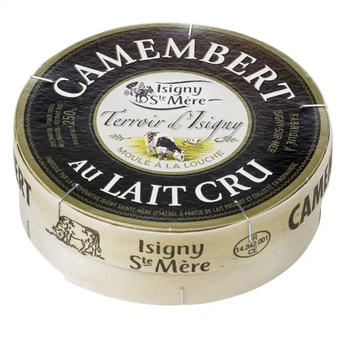 905821 ISIGNY STE MÈRE camembert lait cru 250g – Image 1